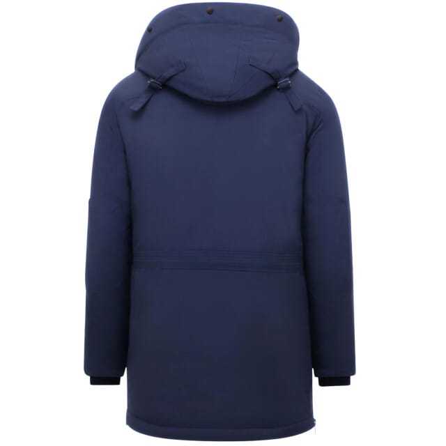 Gewatteerde Jassen - Winterjassen Heren Lang - Parka Heren Winterjas - 891 - Blauwe Jas