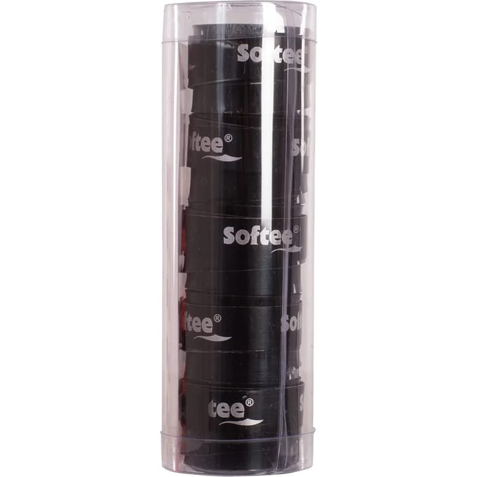 Set van 5 overgrips Glad Softee Tech Black ÚNICA