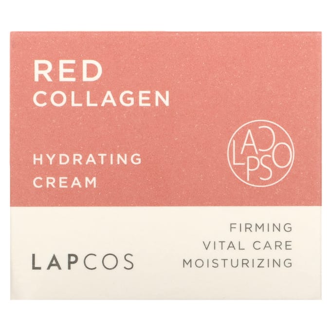 Lapcos, Red Collagen, Hydrating Cream, 1.69 fl oz (50 ml) white