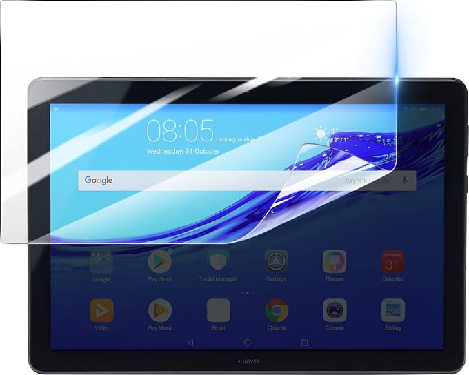3mk, Geschikt voor Huawei Mediapad T5 10'', Schokbestendige Hydrogel Screenprotector, Transparant