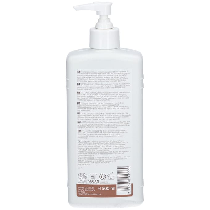 Cattier Paris Cattier Leche Corporal Suavizante 500ml