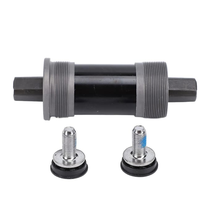Fiets Trapas Dubbel Gelagerde Trapas met Waterbestendige Schroeven voor Racefiets Mountainbike 118MM gray