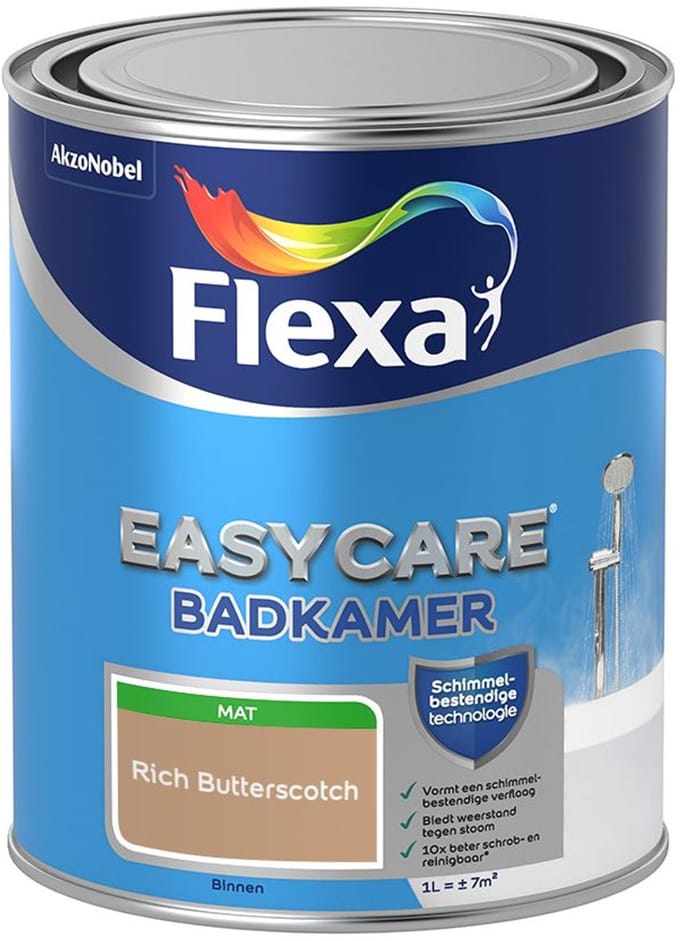 Flexa - Easycare Badkamer - Rich Butterscotch - Mengverf - 1 L
