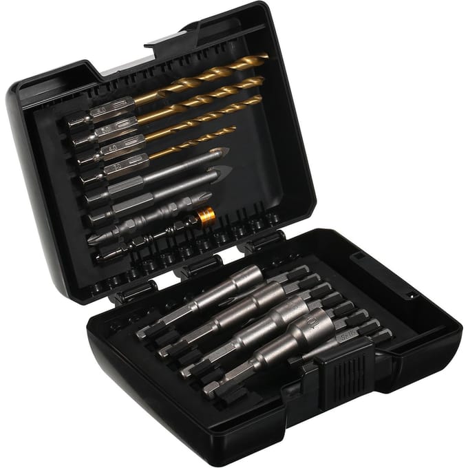 20-delige Boorbitset Schroevendraaierbitset Slagmoerbitset voor Hout, Metaal, Staal en Veiligheid 20 PCS