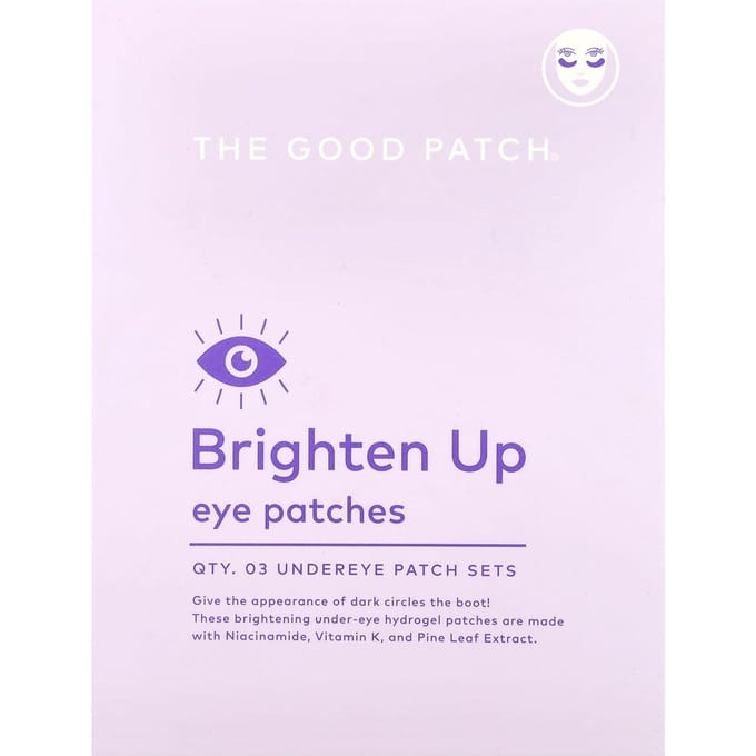 The Good Patch, patch pour les yeux éclaircissant, lot de 3 patchs white