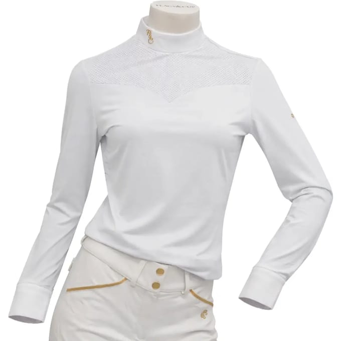 Wedstrijdpolo met lange mouwen Flags&Cup Isadora