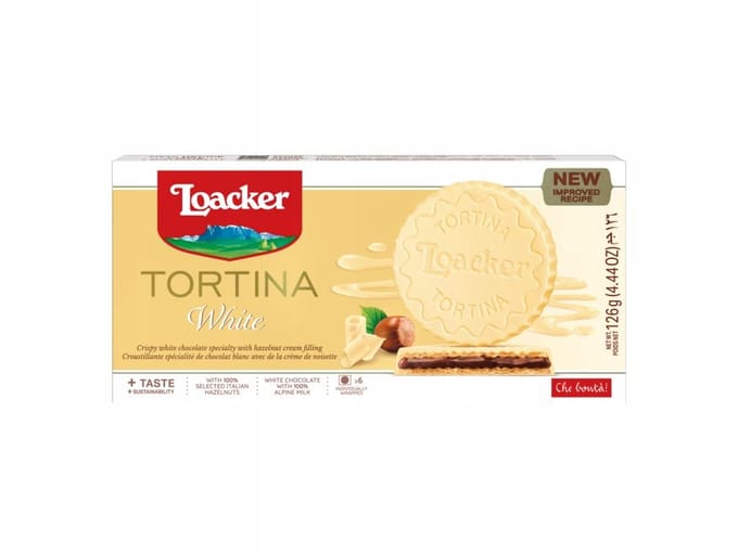 Biscuits Sablés, Gaufrettes au Chocolat, Loacker 63 g, Italien