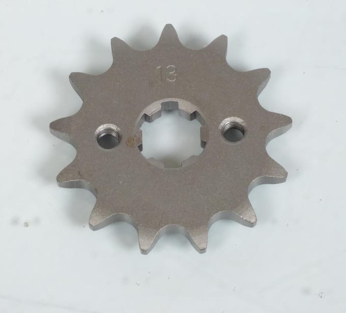 Voortandwiel Sifam voor Bromfiets Kawasaki 50 achteraan 1981 tot 1998 13 tanden spoed 420 Nieuw
