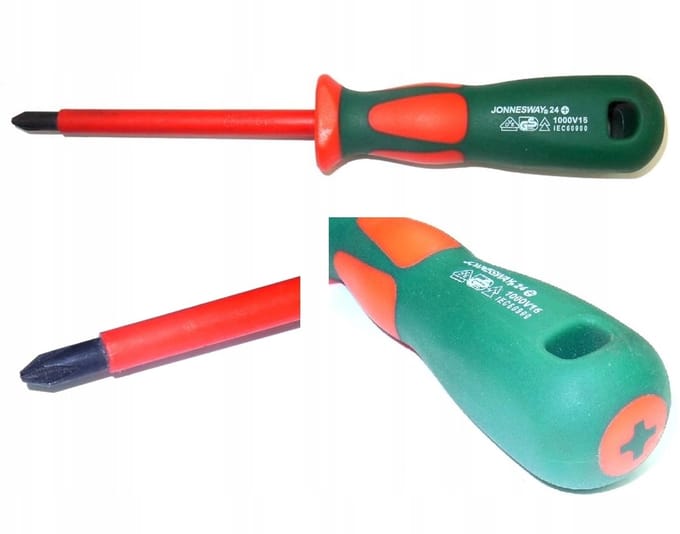 Jonnesway Izoalode Kruiskopschroevendraaier PH2 x 100mm
