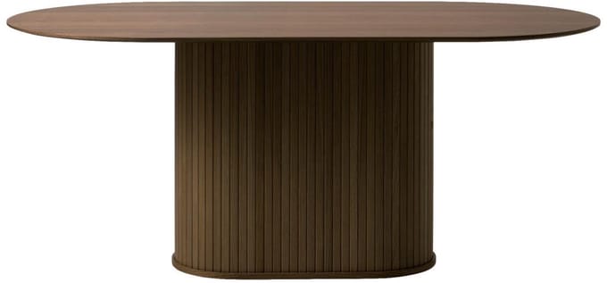 Nordic Home - Kelly ovale eettafel 95x180 cm - donkerbruin