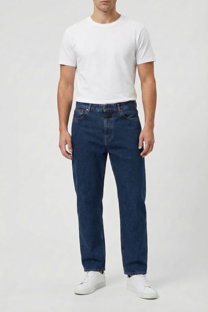 Closed Springdale Relaxed Jeans Mid Blue Größe: W34L30 | Relaxed Fit Outlet | Herren | Blau