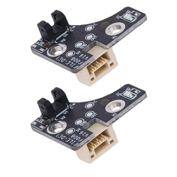 2 Stuks Filament Breuk Sensor Module Geschikt voor Creality K2 Plus K2 Pro K2 3D Printer Filament Detectie Vervangingsbord gray