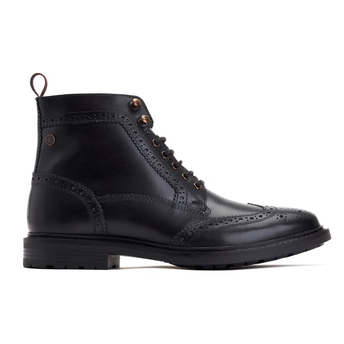 Base London DEALER Herenlaarzen Zwart