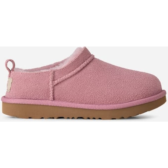 UGG® Classic Micro for Kids in Dusty Orchid, Size 3, Suede/Polyester/Wool