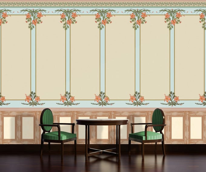 Vintage Design Photo Wallcovering