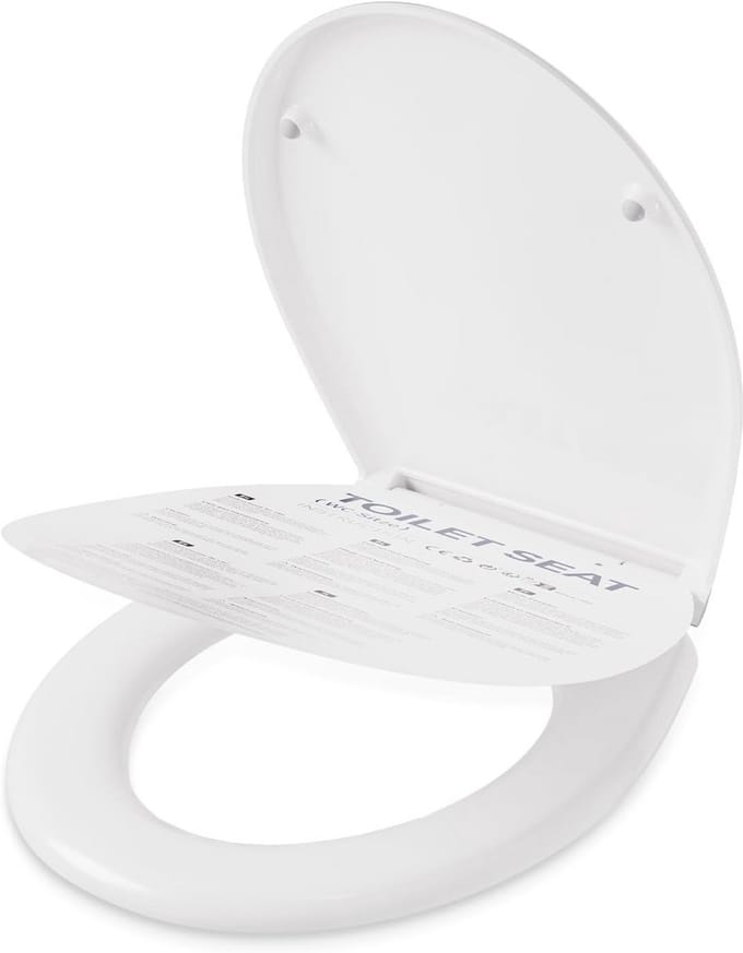 Universele WC-bril met Softclose Mechanisme en Antibacteriële Eigenschappen
