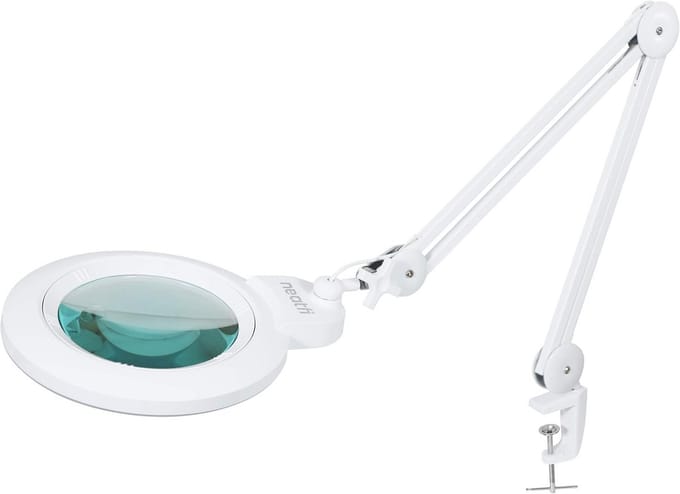 Bifocale LED Vergrootlamp met Dimbare Verlichting en Flexibele Hals