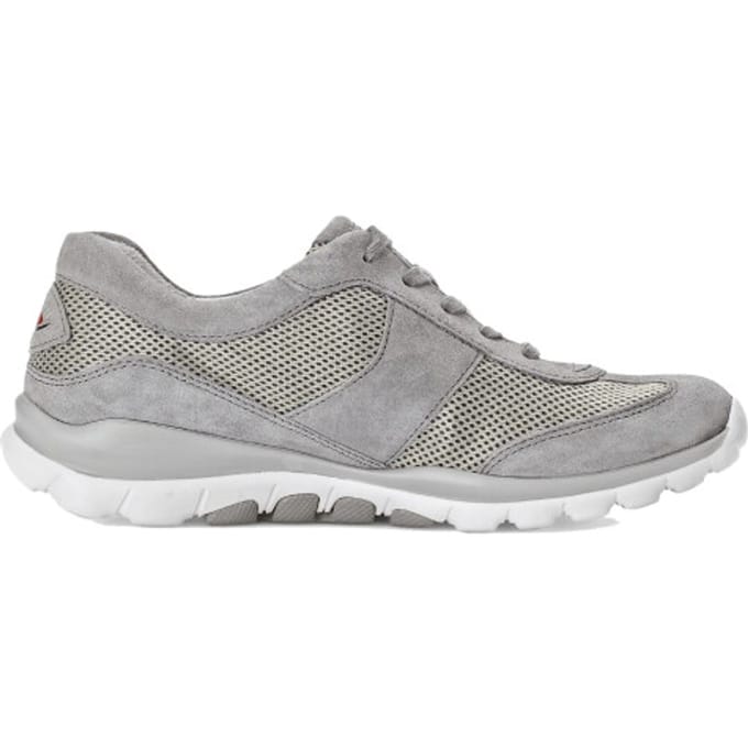 Gabor rollingsoft sensitive 86.966.39 - dames rollende wandelsneaker - Grijs - maat 42.5 (EU) 8.5 (UK)