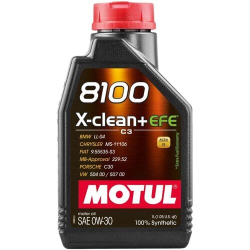 Motorolie MOTUL 111657 8100 XCLEAN+ EFE 0W30 1L