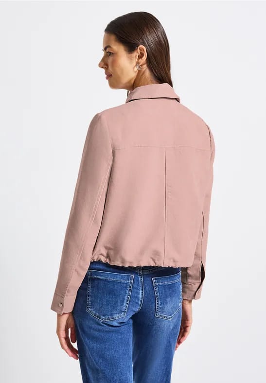 Corduroy jas met rits