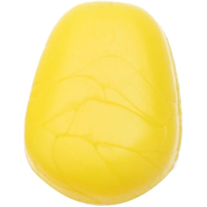 60pcs Maïs Doux de Pêche Flottant en Plastique Jaune Appât Souple de Simulation (#1) yellow