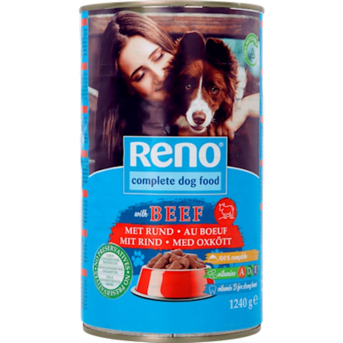 Hondenvoer in blik rund brok/saus