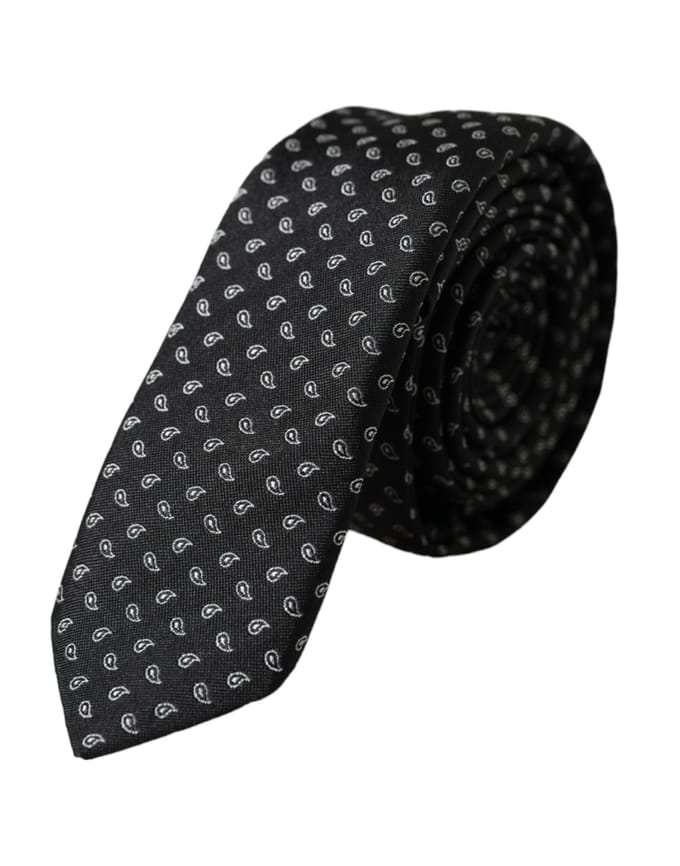Paisley Stropdas Slim Fit