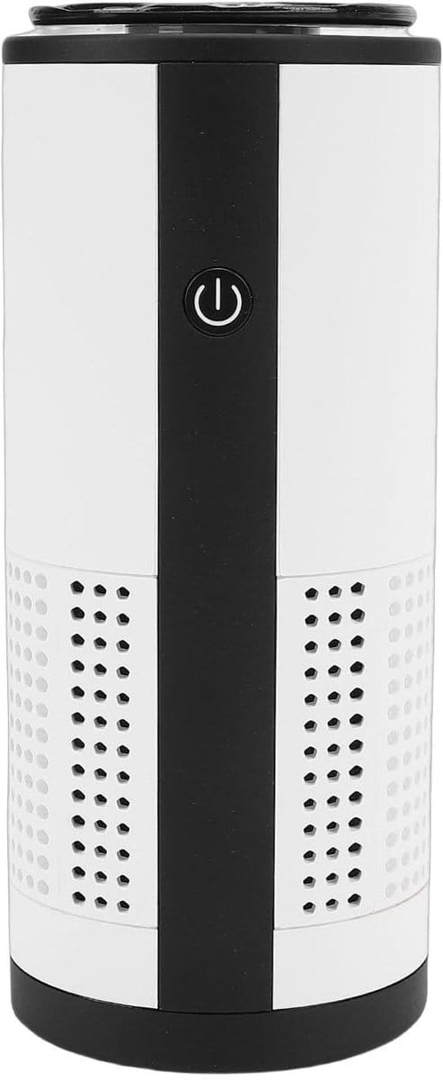 Oplaadbare Luchtreiniger - Luchtzuiveraar Draagbaar - Schone Lucht - Dual Channel Technologie - 10x7x17 cm - Wit
