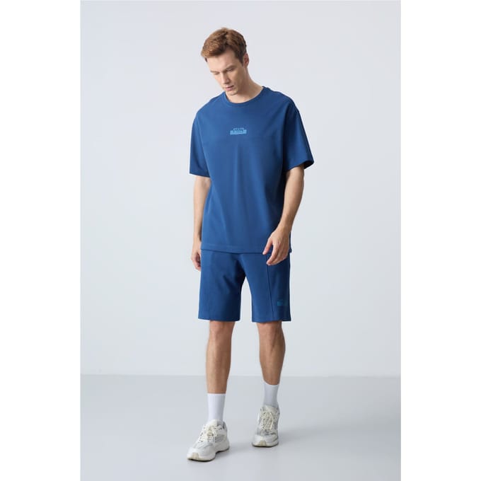 Heren Oversized T-Shirt en Shorts Set
