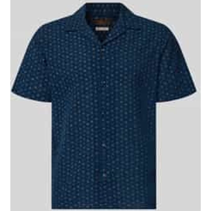 regular fit vrijetijdsoverhemd van mix van katoen en linnen model 'SUMMER'