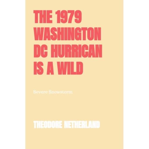The 1979 Washington Dc Hurrican Is A Wild Climate Occurrence Producing With It Freezing Conditions - Theodore Netherland