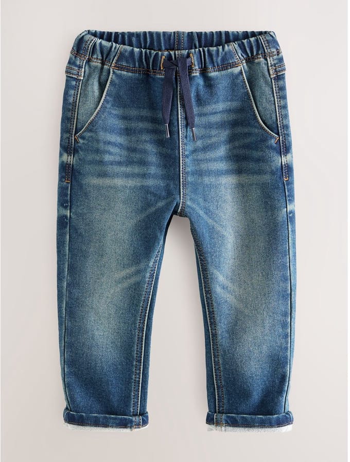 Next - Jongens - Superzachte jeans met stretch en elastische taille - Blauw