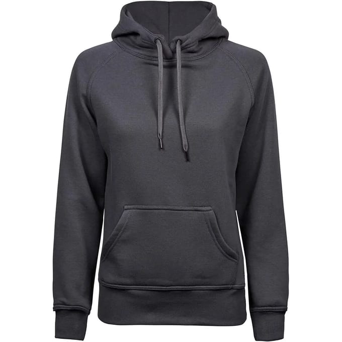 Tee Jays - Hooded Sweatshirt dames - Dark Grey (Solid) maat L