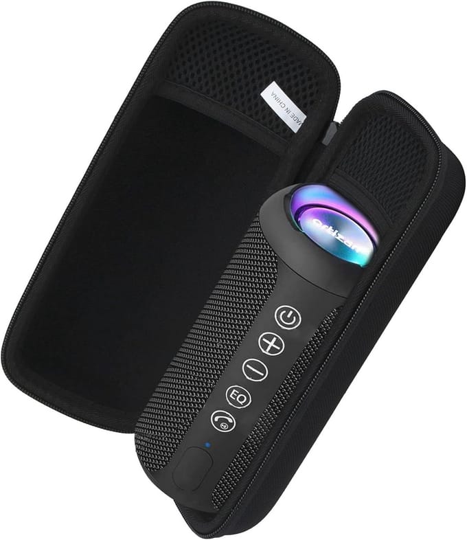 Harde reiskoffer voor draagbare Bluetooth-luidspreker IPX7 waterdicht
