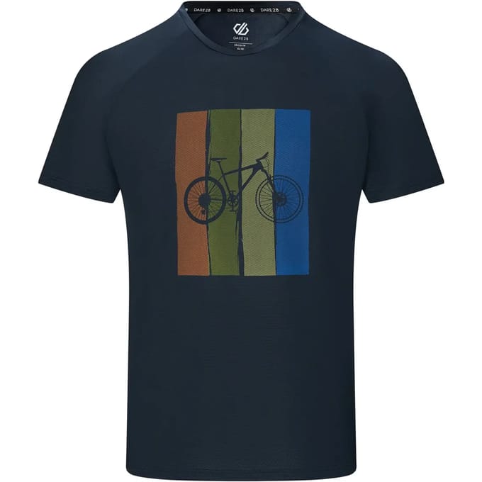 Dare2B Heren Tech II T-shirt met korte mouwen en grafische print