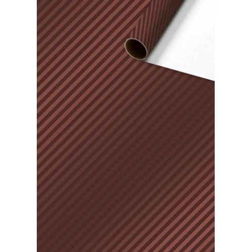 Stewo cadeaupapier stribe, formaat 70 x 200 cm, bruin