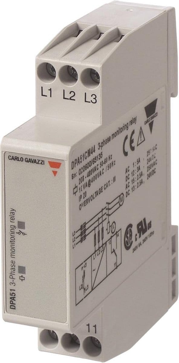 Carlo Gavazzi DPA Fasebewakingsrelais