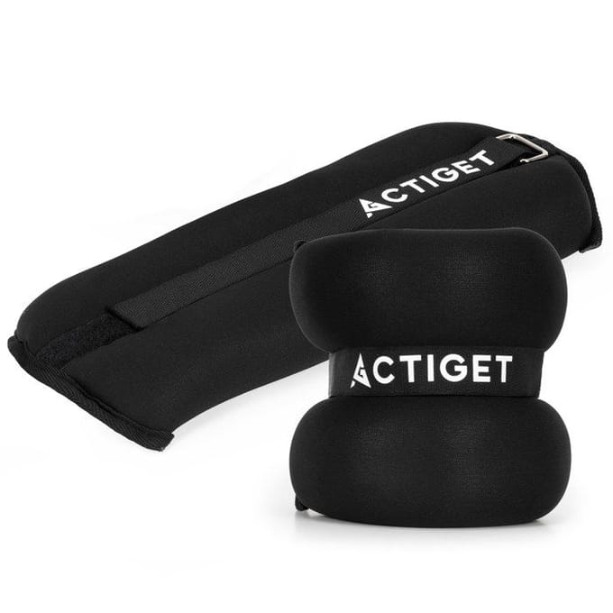 Actiget® Pols- en enkelgewicht | 2 Stuks | 3 kg | Zwart