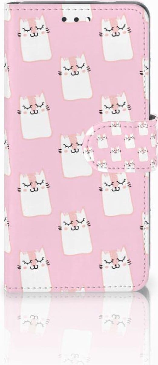 Nokia 3.1 (2018) Telefoonhoesje met Pasjes Sleeping Cats