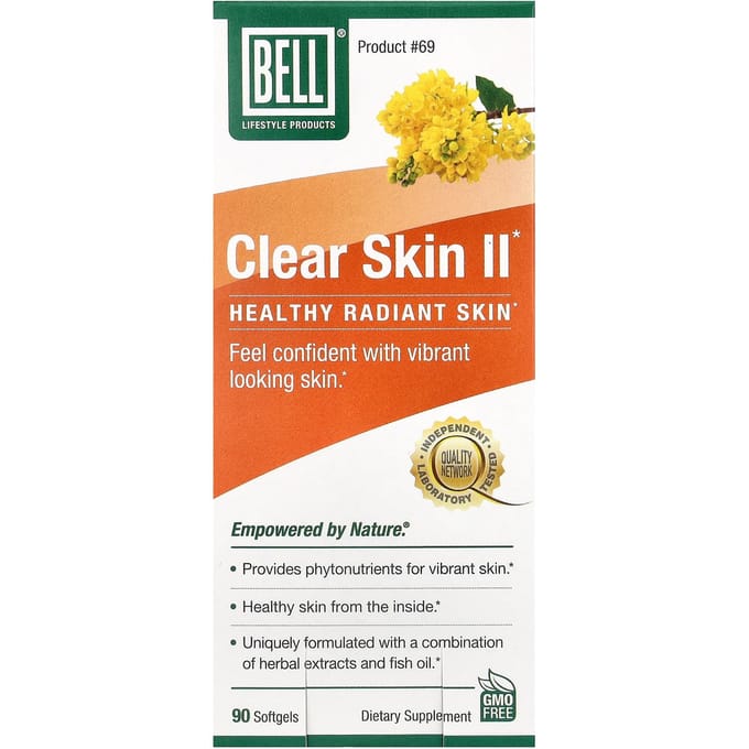 Bell Lifestyle, Clear Skin II, 90 softgels