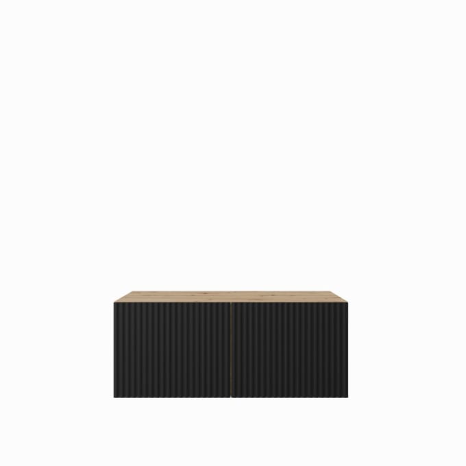 TV-kast Noe 1x100 cm (artisan + zwart)