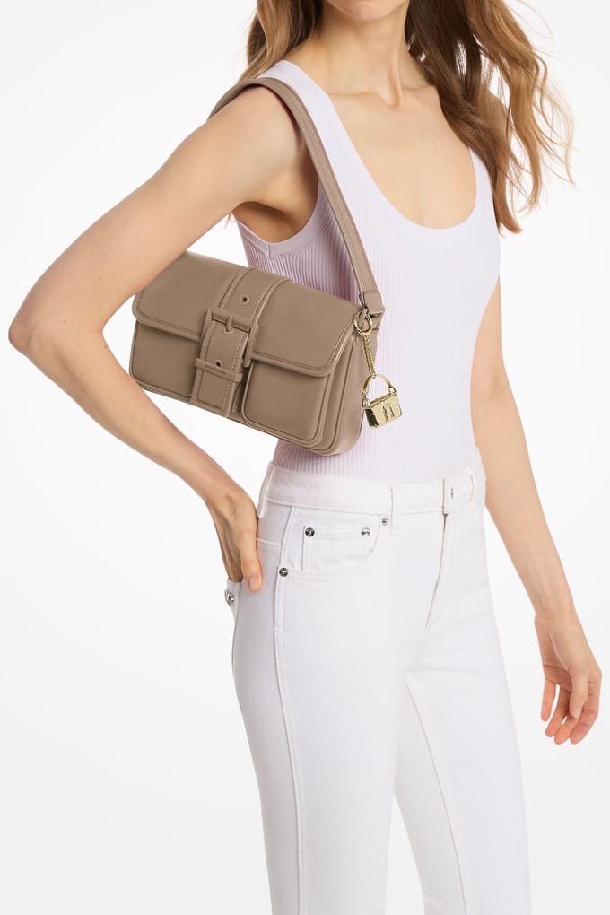 Michael Kors Medium Shoulder Bag Birch Maat: OS | Handtassen Outlet | Dames | Beige