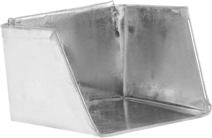 Tafelstofblik - Mini stofblik - Bureau schoonmaken - Compact metalen ontwerp - 7 x 7 x 5 cm - Zilver