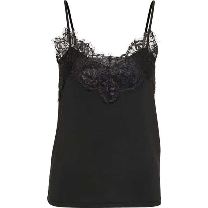 SOAKED IN LUXURY SLClara Singlet - Black Black