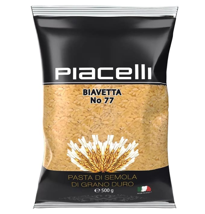 Piacelli Biavetta Non. 77 Pâtes de semoule 500 g