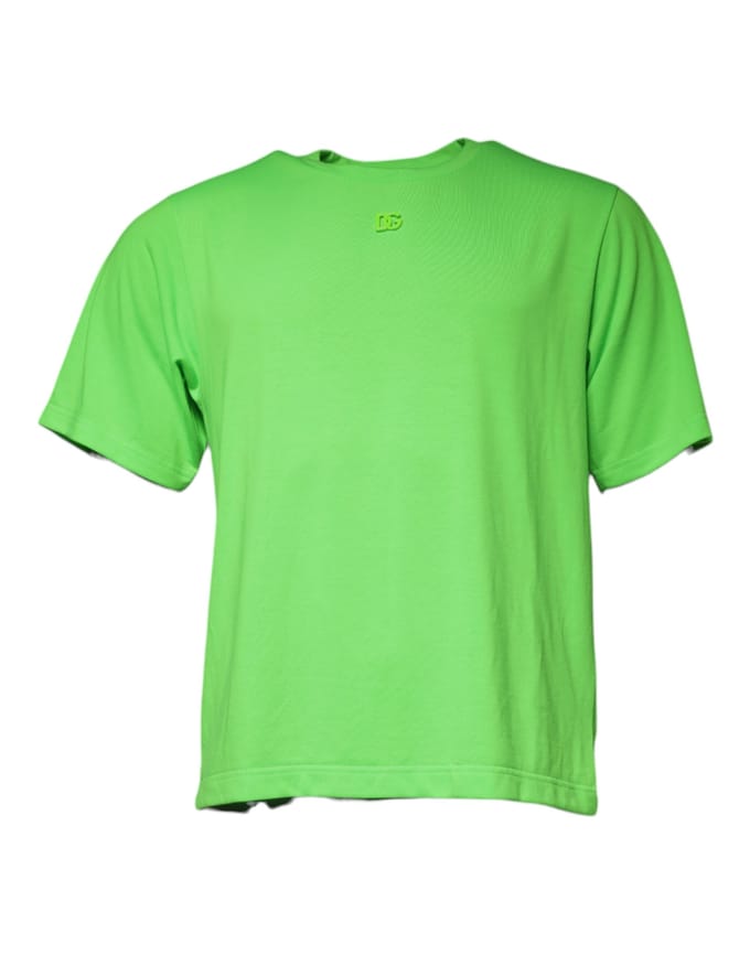 Boxy Fit T-shirt Limoengroen