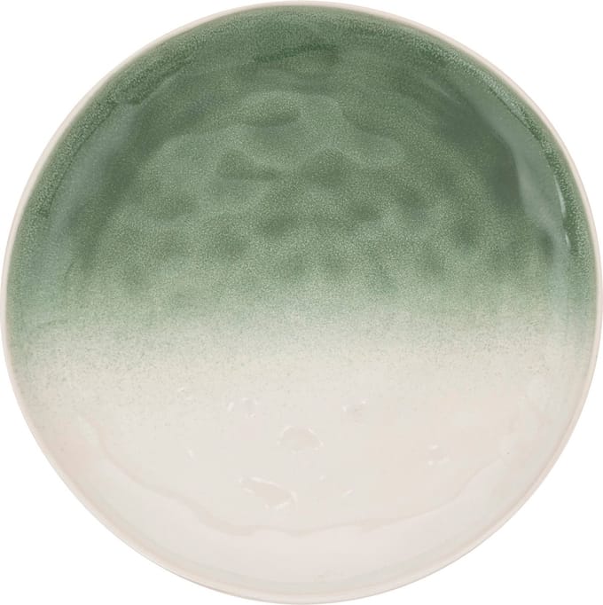 Secret de Gourmet Mala Plat bord Ø27cm - Set van 6 stuks - Wit/Groen