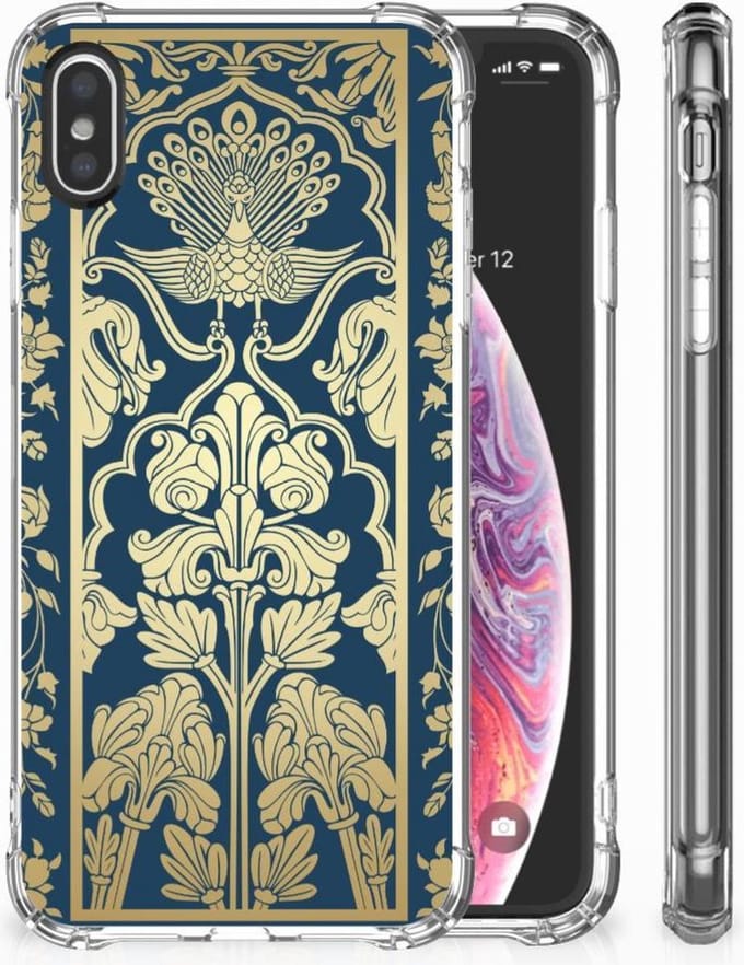 Apple iPhone X | Xs Case Beige Flowers