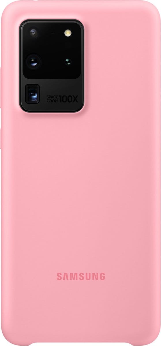 Samsung Silicone Cover - Samsung Galaxy S20 Ultra - Roze