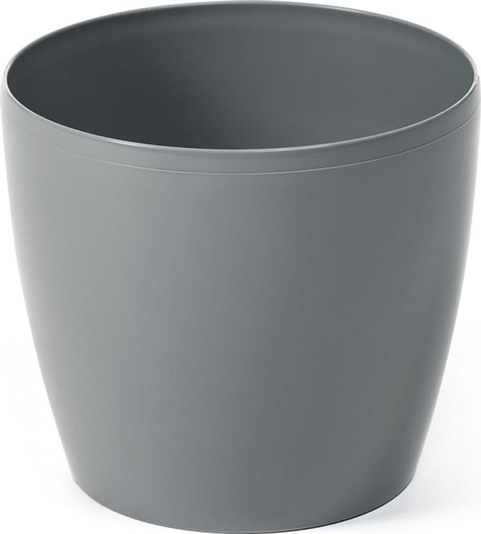 Lamela Pot Magnolia Ø 25 cm H 22 cm Grijs Hoogglans
